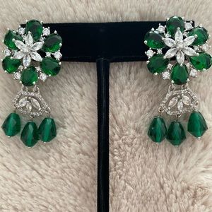 Emerald Green Earrings